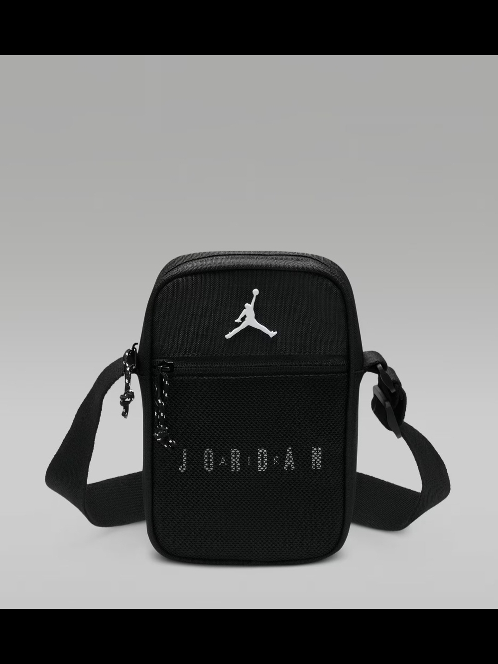Jordan Black Mini Shoulder Bag with Jumpman Logo